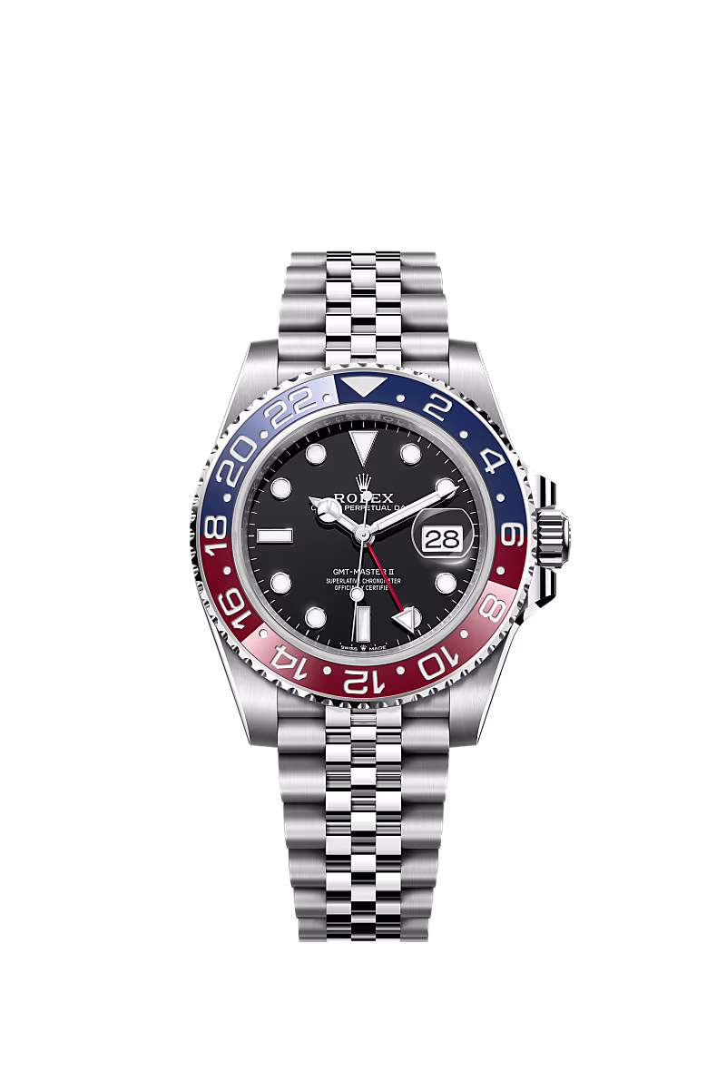 Rolex GMT Master II 126710BLRO Pepsi logo
